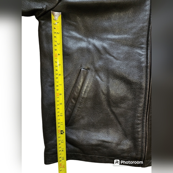 ROGUE PURE LEATHER HEAVY JACKET SZ L - Picture 9 of 10